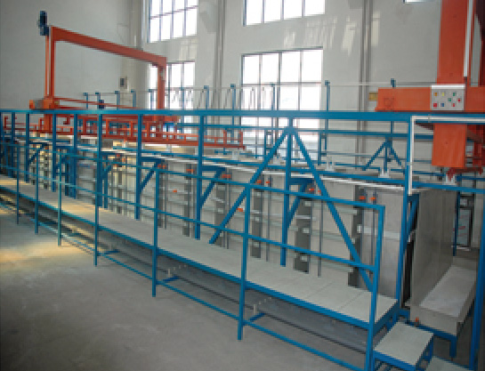 Galvanizing automatic production line